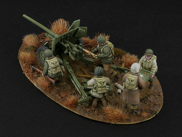 U.S. 57mm Anti-Tank Gun - 3d Printed Scale Model 1:56 / 28mm - RKX Miniatures
