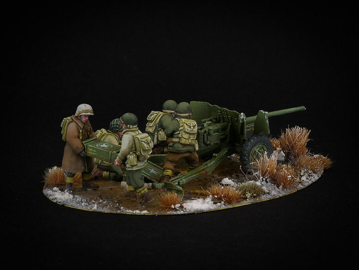 U.S. 57mm Anti-Tank Gun - 3d Printed Scale Model 1:56 / 28mm - RKX Miniatures