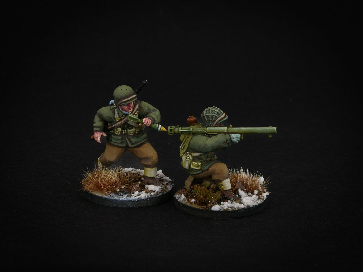 U.S. Bazooka Team - 3d Printed Scale Models 1:56 / 28mm - 30 Infantry - RKX Miniatures