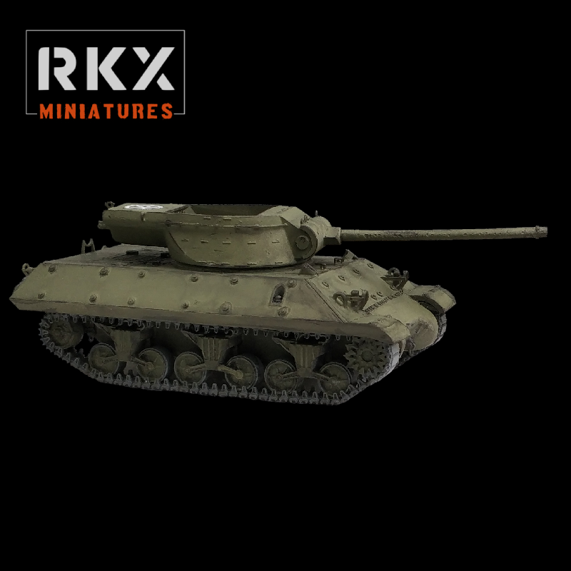 U.S. M36 Jackson Tank Destroyer - 3d Printed Scale Model Tank 1:56 / 28mm - RKX Miniatures