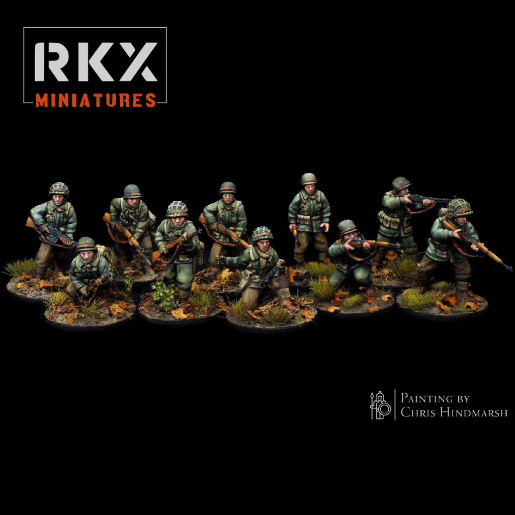 U.S. Tank Hunter Starter Army - 3d Printed Scale Model Minis 1:56 / 28mm - RKX Miniatures