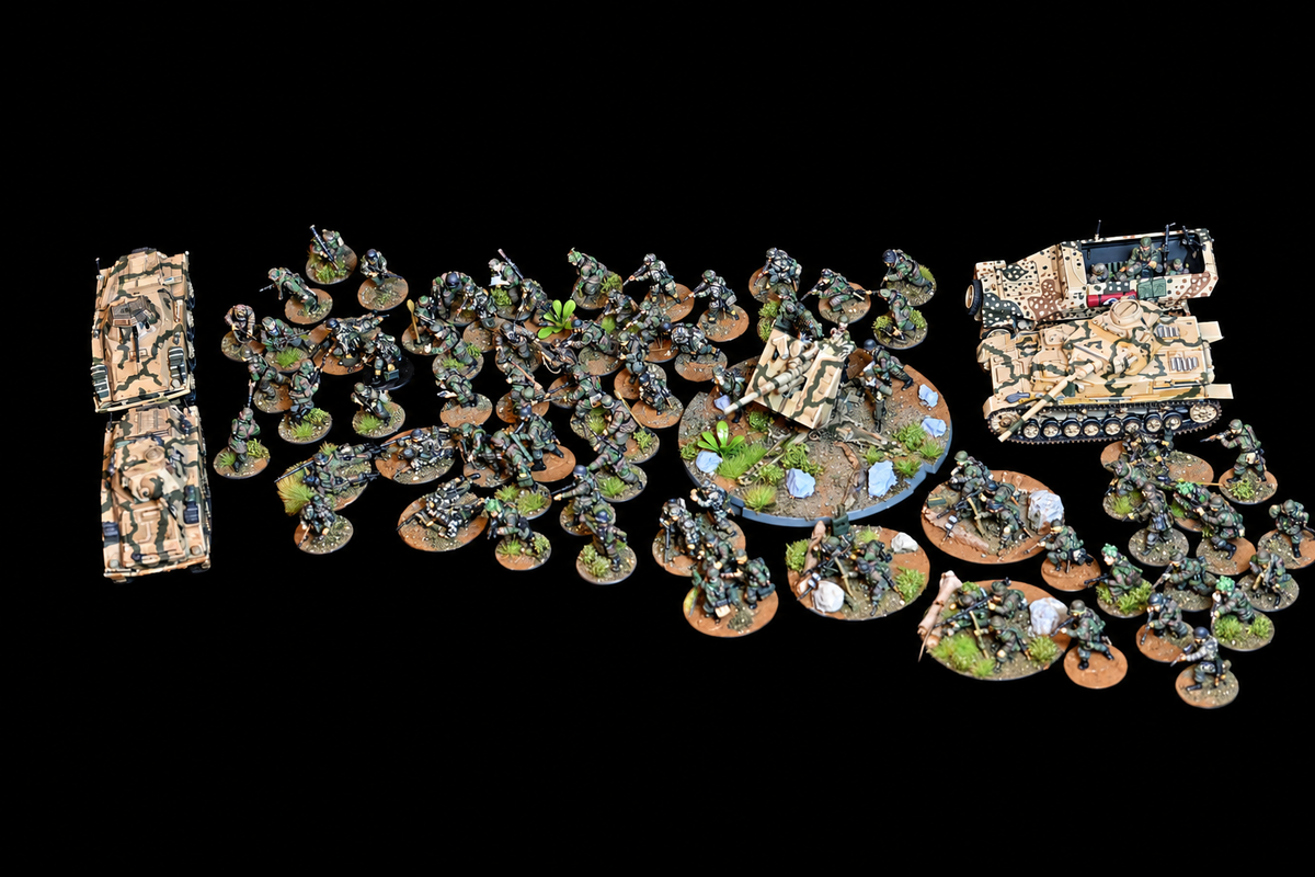 Bolt Action Waffen SS Painted Army Set - 28mm Army