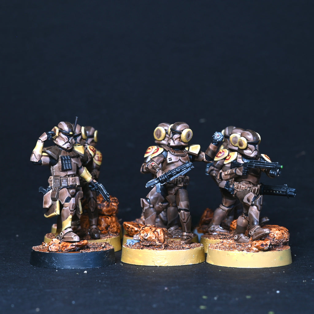 Star Wars Legion Painted Special Operations Geonosis Clone Trooper Squad
