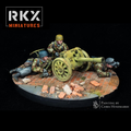 German Fallschirmjäger Raketenwerfer 43 Team - 3d Printed Scale Models 1:56 / 28mm - RKX Miniatures