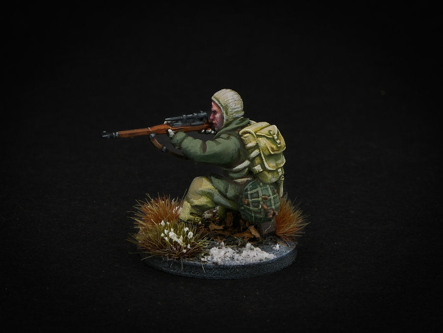 U.S. Sniper - 3d Printed Scale Model 1:56 / 28mm - 1 Model - RKX Miniatures