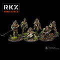 British / Canadian Engineer Team - 3d Printed Scale Models 1:56 / 28mm - RKX Miniatures