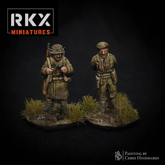 British Amphibious Commando Starter Army - 3d Printed Scale Model Minis 1:56 / 28mm - RKX Miniatures