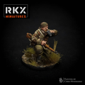 British / Canadian Sniper - 3d Printed Scale Model 1:56 / 28mm - RKX Miniatures