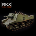 British Sexton Self-Propelled Gun - 3d Printed Scale Model Tank 1:56 / 28mm - RKX Miniatures