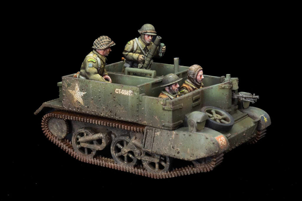 British Universal Carrier Set - 3d Printed Scale Model Tank 1:56 / 28mm - RKX Miniatures