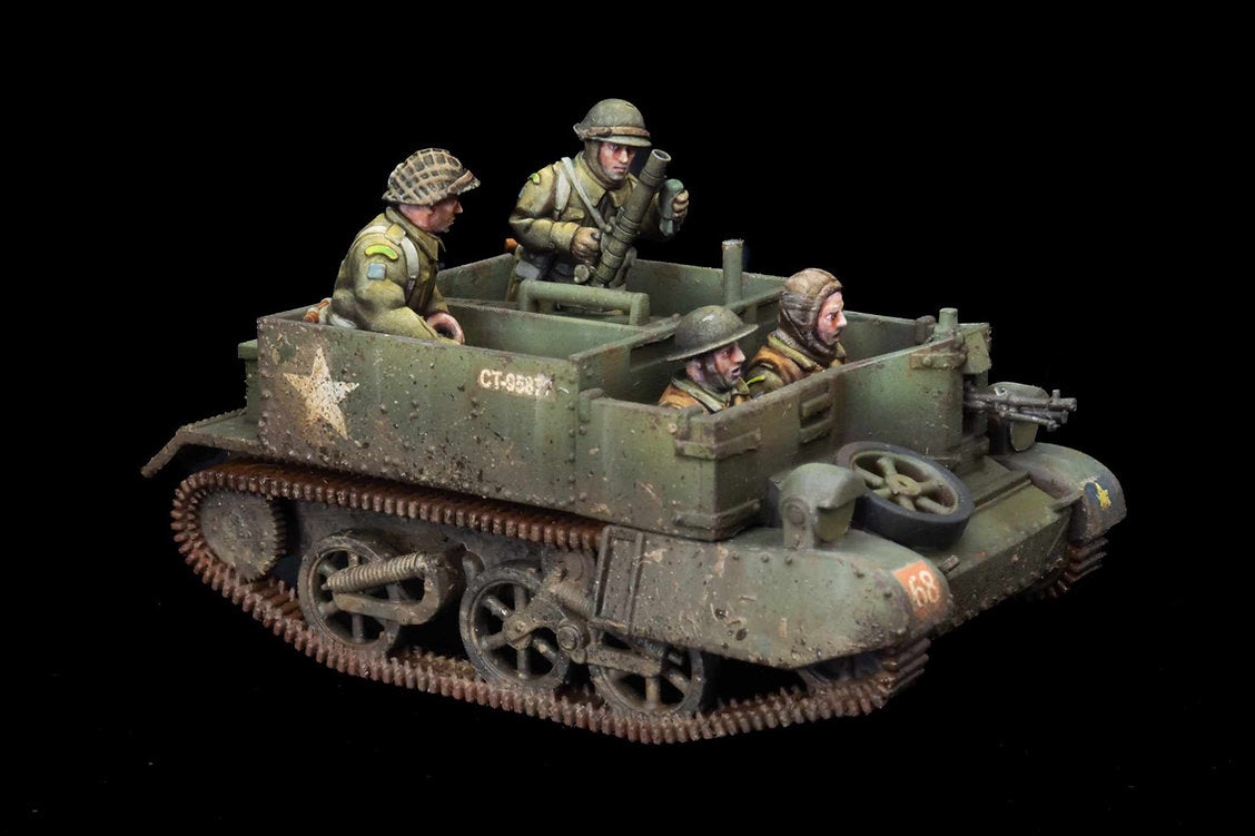 British Universal Carrier Set - 3d Printed Scale Model Tank 1:56 / 28mm - RKX Miniatures