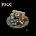 German Fallschirmjäger G43 Sniper Team - 3d Printed Scale Models 1:56 / 28mm - RKX Miniatures