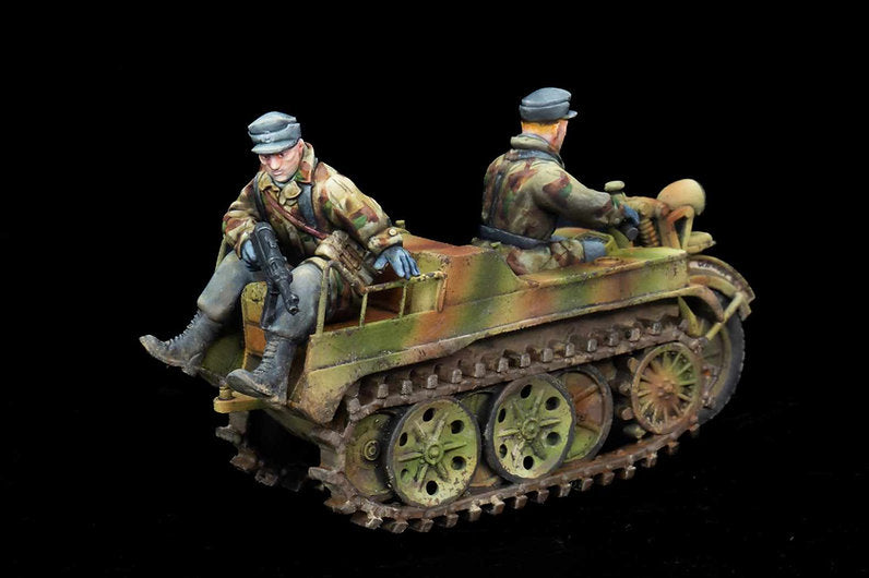 German Fallschirmjäger Kettenkrad - 3d Printed Scale Models 1:56 / 28mm - RKX Miniatures