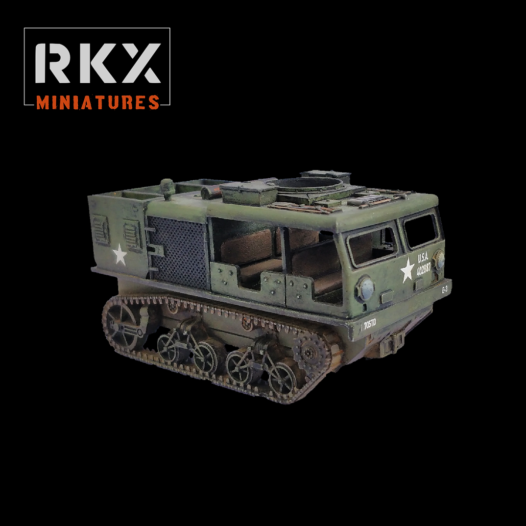 U.S. M4 High-Speed Tractor (HST) - 3d Printed Scale Model Tank 1:56 / 28mm - RKX Miniatures