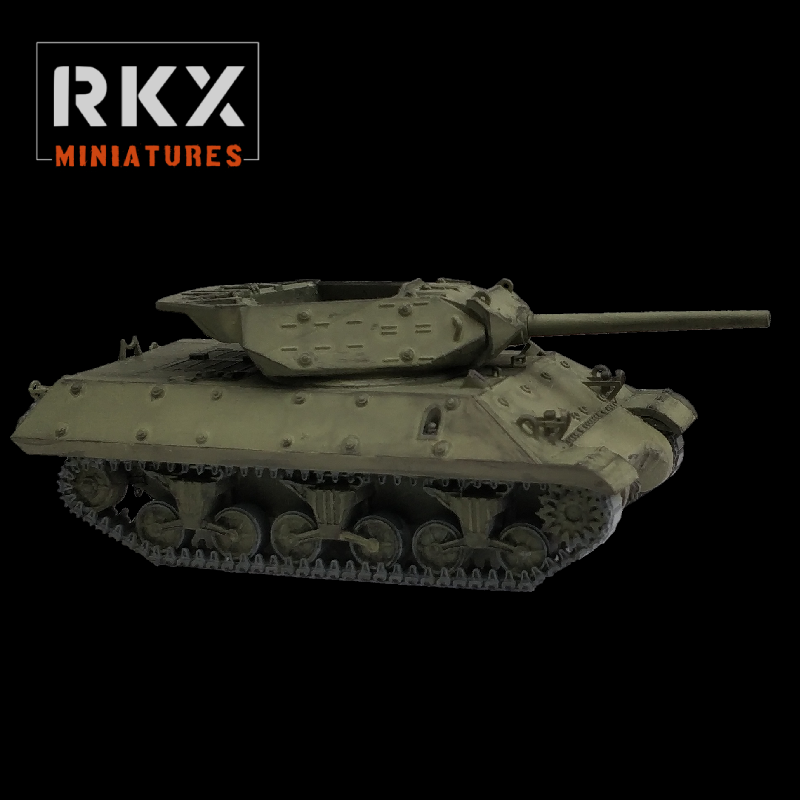 U.S. M10A1 Tank Destroyer - 3d Printed Scale Model Tank 1:56 / 28mm - RKX Miniatures
