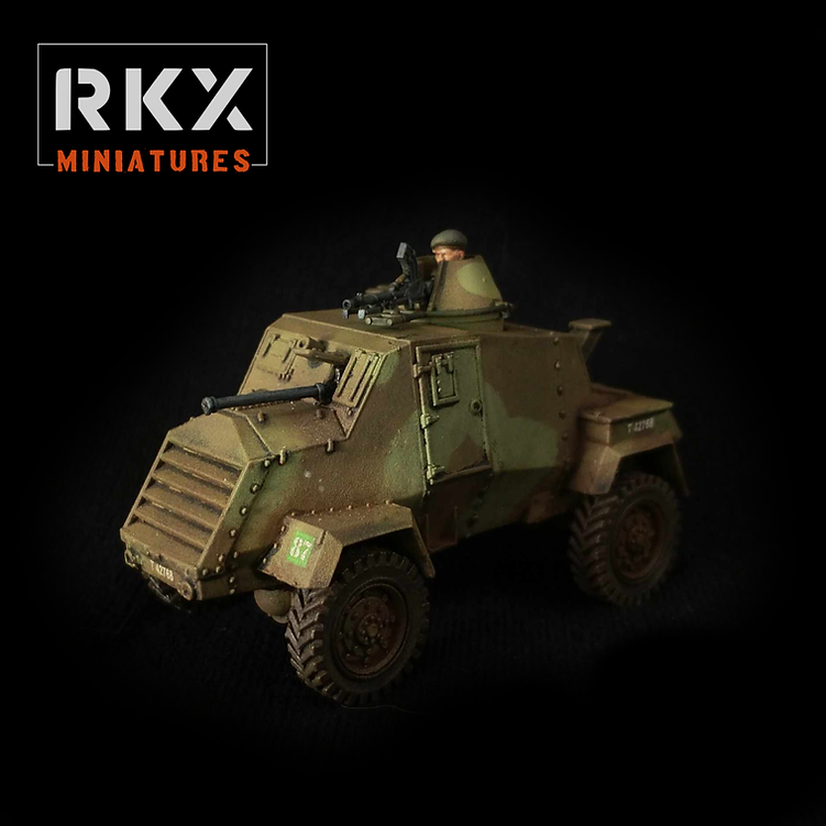 British / Canadian Otter Light Reconnaissance Car (LRC) - 3d Printed Scale Model Tank 1:56 / 28mm - RKX Miniatures