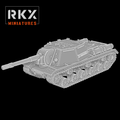 Soviet SU-152 - 3d Printed Scale Model Tank 1:56 / 28mm - RKX Miniatures