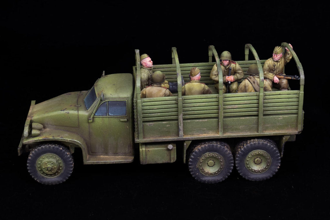 Soviet US-6 Truck - 3d Printed Scale Model Tank 1:56 / 28mm - RKX Miniatures