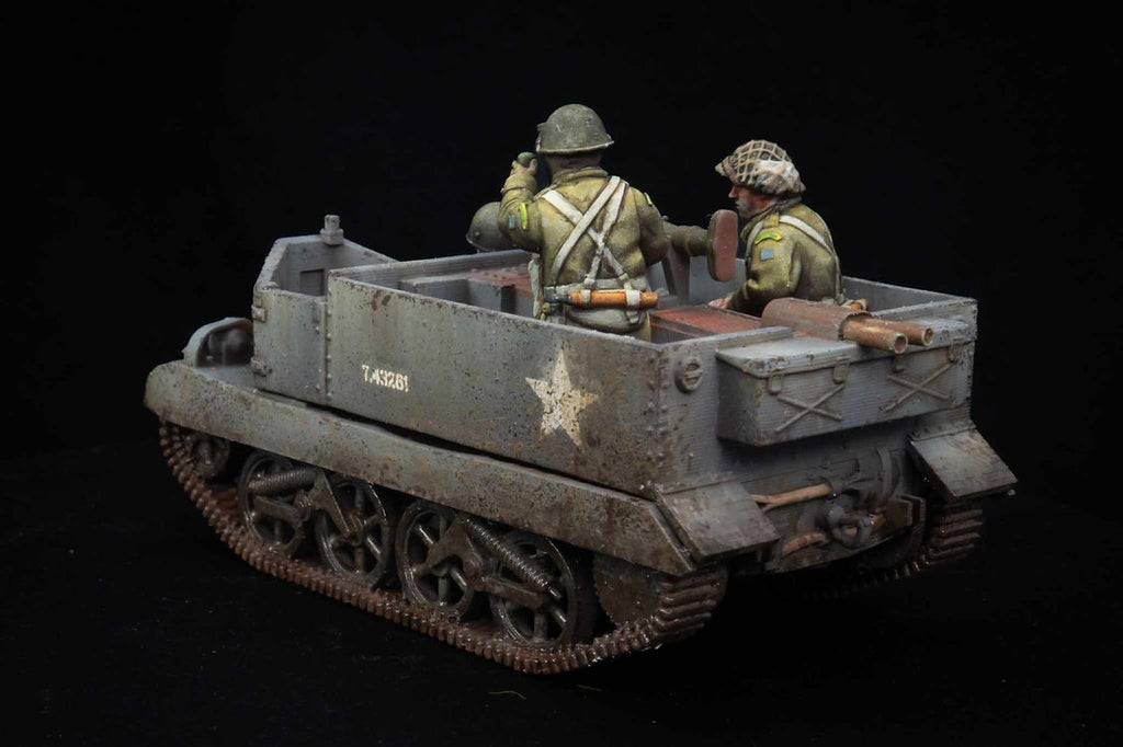 British T16 Carrier - 3d Printed Scale Model Tank 1:56 / 28mm - RKX Miniatures