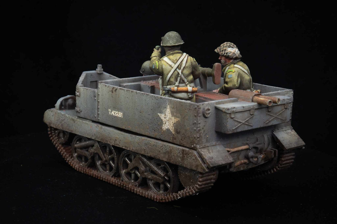 British T16 Carrier - 3d Printed Scale Model Tank 1:56 / 28mm - RKX Miniatures