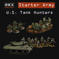 U.S. Tank Hunter Starter Army - 3d Printed Scale Model Minis 1:56 / 28mm - RKX Miniatures