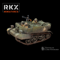 British WASP II Carrier - 3d Printed Scale Model Tank 1:56 / 28mm - RKX Miniatures